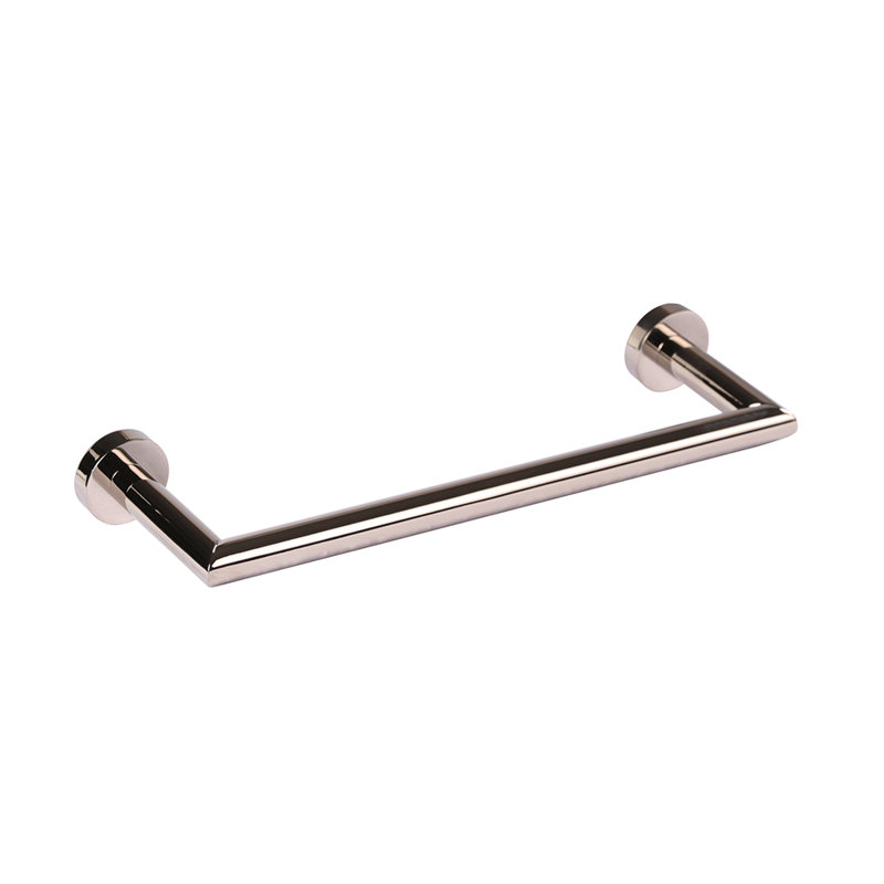 Ronda Towel Bar, Polished Nickel, 1.625'' H x 12.125'' L x 3.625'' D