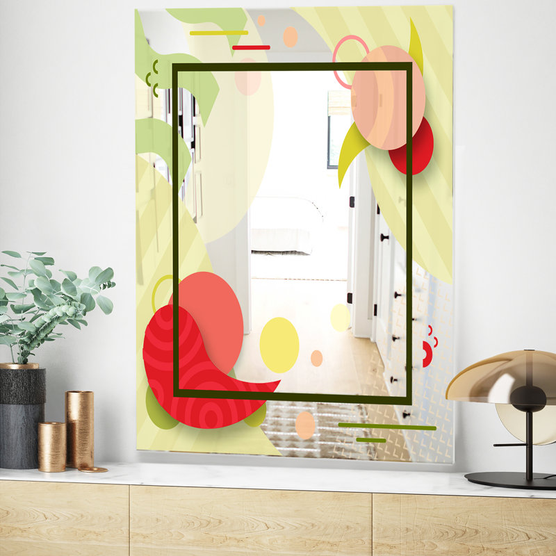 Miroir décoratif Groovy Jungle, H 39,4 po x l 29,5 po