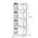 Smart LED Display Case, Auto Clear Shoe Storage Boxes With LED Lights, Plastic Stackable Display Cabinet (1Pack)