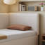 Beige Corduroy Upholstered Daybed with Secure Side Rails-20750831