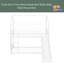 Lit superposé simple en métal avec glissade, lit pour enfant-823919178