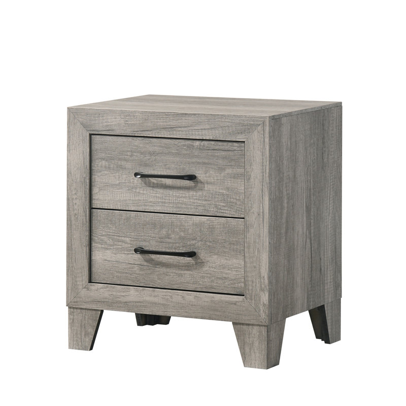 Modern Elegance Nightstand, Gray