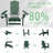 Pakkdiarie Folding Adirondack Chair with Cup Holder,HDPE Outdoor Chair with Comfort Ergonomic Seat for Patios,Lawn,Garden, Backyard Use-122510172