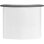 Table portative de style podium portatif, 51,18 po x 18,31 po x 37,4 po, avec étalage de foire avec support, table de bar escamotable pliable avec support de rangement, sac de transport