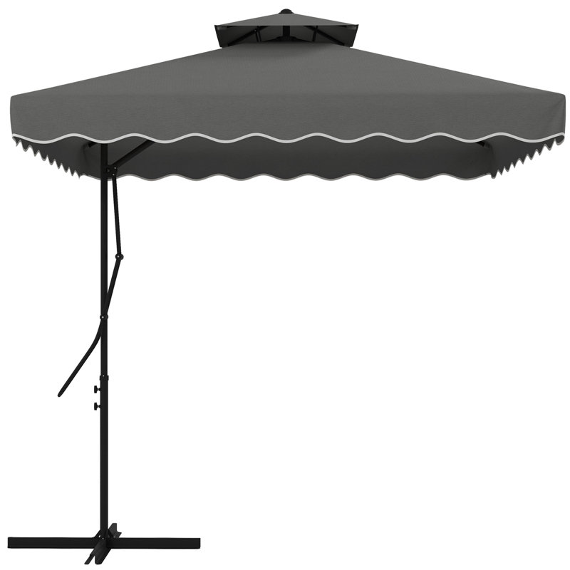Bricelynn 243cm Cantilever Parasol, Grey