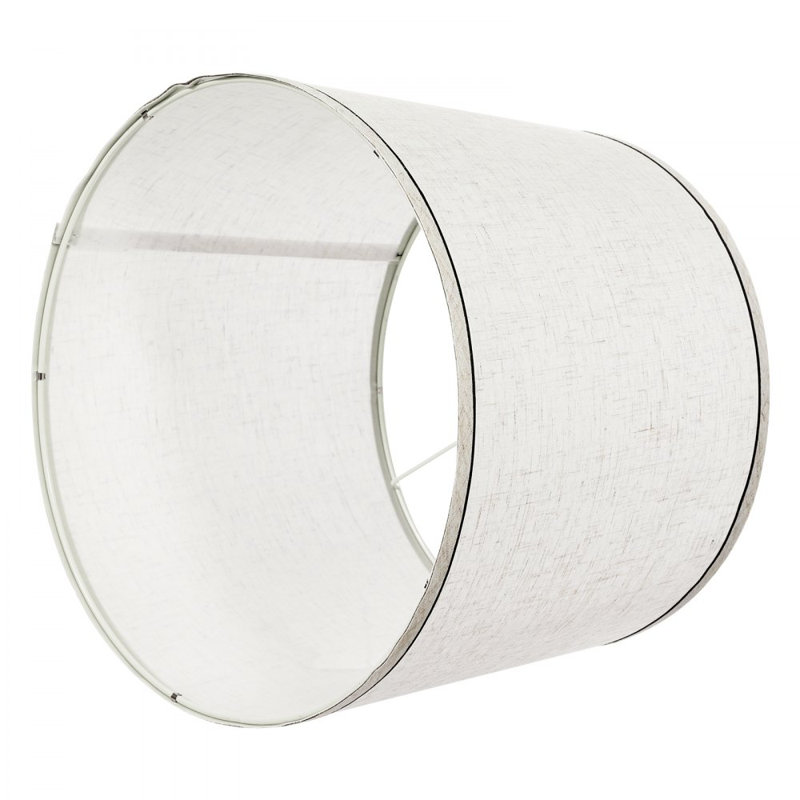 25.4 cm H Round Lamp Shade ( Hook & Loop Fastener ), Beige