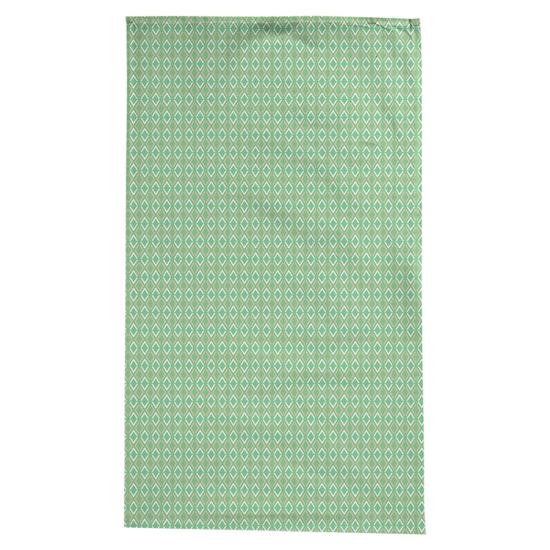 Nappe arrow losanges Leffel, Vert / orange
