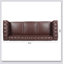 Canapé 3 places à coussin carré amovible de 82,5 pouces de largeur, parfait pour le confort et le style de tout salon.