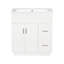 Meuble-lavabo de 30 pouces avec 2 portes, 2 tiroirs, tablette réglable et quincaillerie à fermeture en douceur | Idée de cadeau