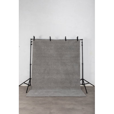 Geiser Hand Woven Wool Grey Indoor Rug