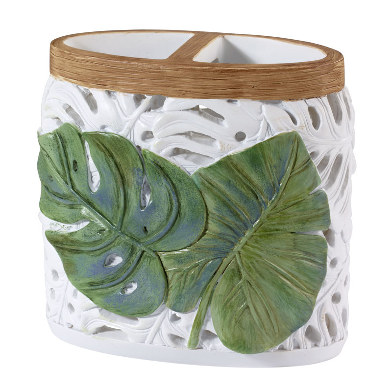 Viva Palm Bath Toothbrush Holder