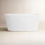 Baignoire de trempage autoportante en acrylique 54 po. X 30 po. Iris-87114429