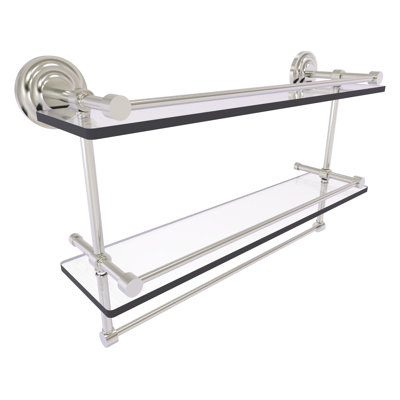 Leamore 2 Piece Tiered Shelf with Towel Bar