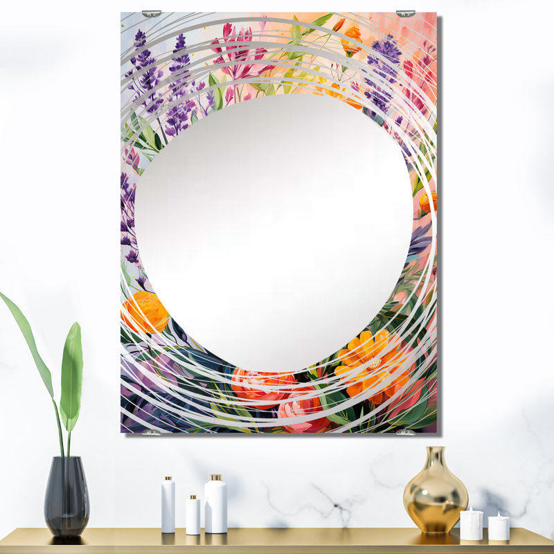 Misdalski - Miroir mural à fines herbes MIR134405, 40 po x 30 po