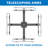 Ceiling Digital Signage Ceiling Mount for 28"-Greater than 50" Screens