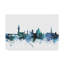 « florence blue blue horizon », reproduction d’impression sur toile tendue-910206711