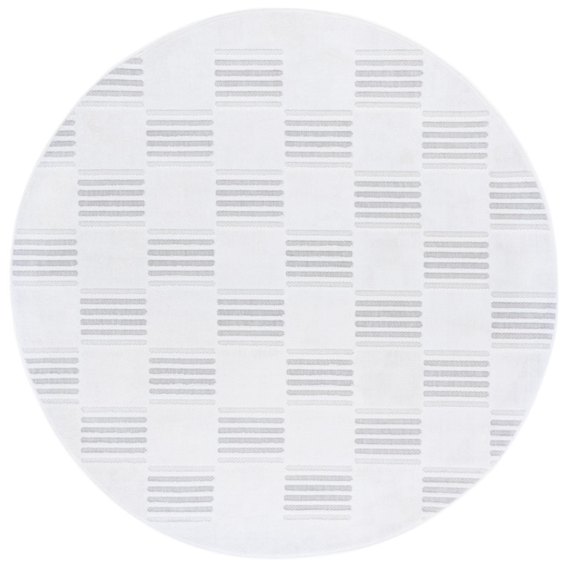 Seela Performance Geometric Rug, Square 6'7"