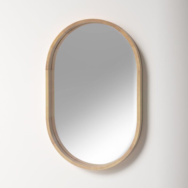 Roberts Oval Solid Wood Wall Mirror & Reviews | AllModern