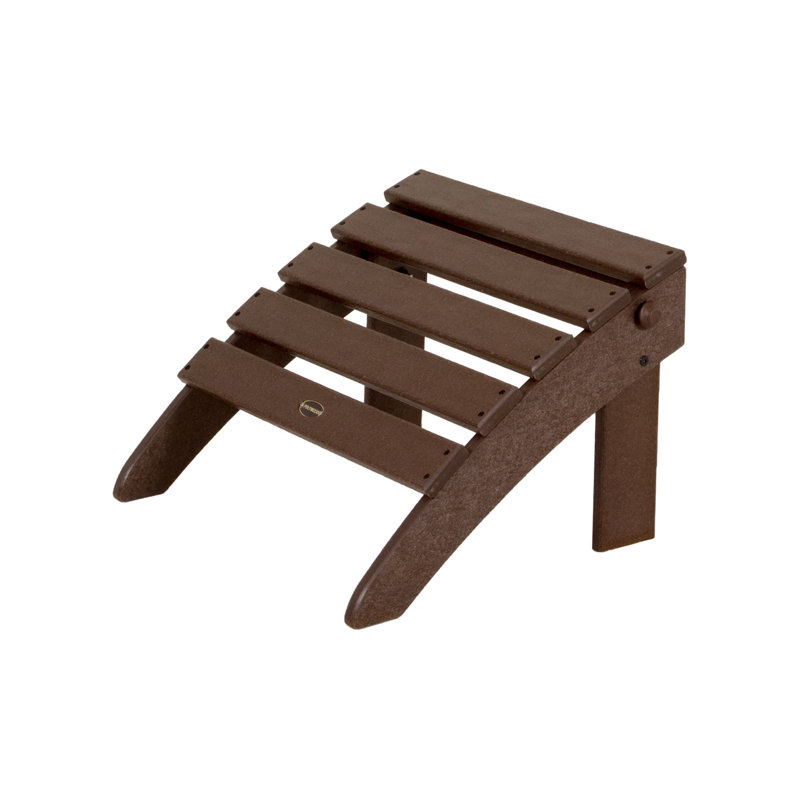 Repose-pieds pliant classique POLYWOOD Adirondack, Acajou