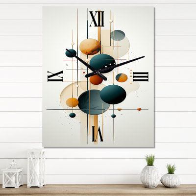 Horloge murale géométrique moderne Sweet Serenity