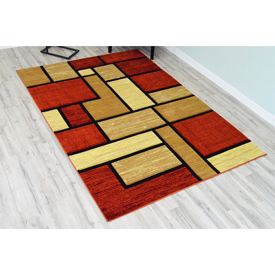 Mccampbell Performance Abstract Indoor Rug