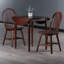 Donaven Drop Leaf Dining Table With Windsor Chairs, Walnut-101798073