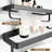 Floating Shelf Tempered Glass Shelf ,2 Tier Bathroom Wall Organizer,Black-439506635