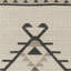 Système de tapis et de coussins lavables 2 pièces Damali - noir et blanc-130943937