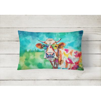 Hippie Animals Other/No Pattern Throw Pillow