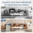 Vintage  Rose Laundry Basket,Foldable Waterproof Oxford Cloth Tote Bag Laundry Hamper With Handles Clothes Storage Bucket Organizer For Laundry Room, Bathroom, Bedroom