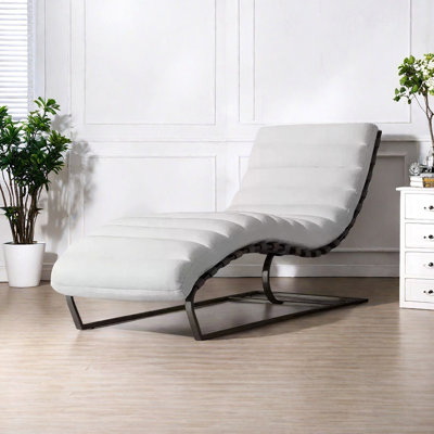 Modern Cotton Linen Leisure Indoor Chaise Lounge