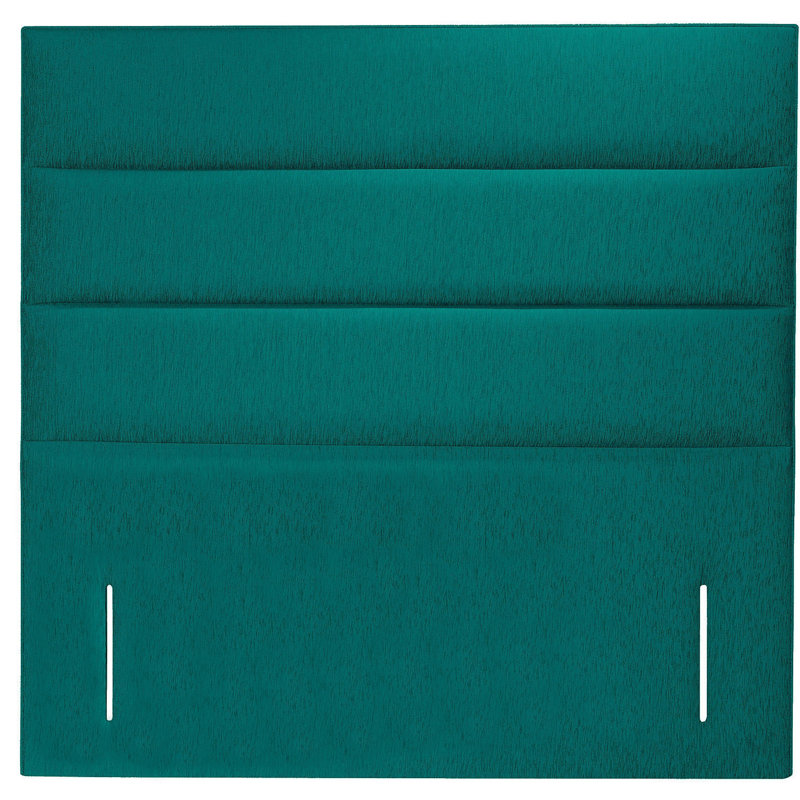 Bret Upholstered Headboard, Teal, Double (4'6)