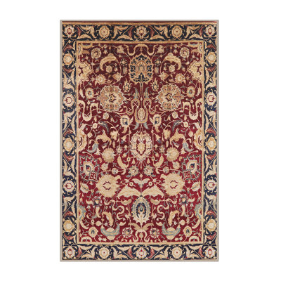 Tapis oriental rouge / beige Hamlig