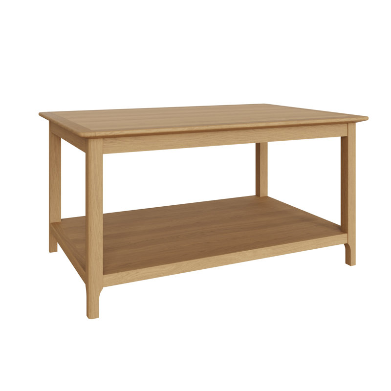 Daris Coffee Table With Storage Shelf., Brown