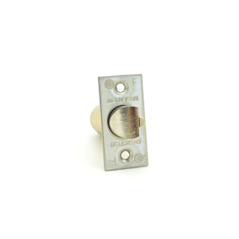 Deadlatch for Entry, 2.75" H x 1.1" W x 2.25" D, Satin Stainless Steel