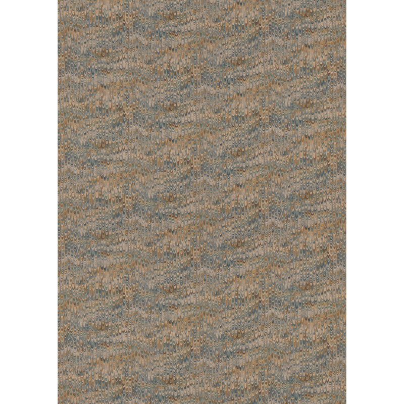 End Paper, Blue/Sand
