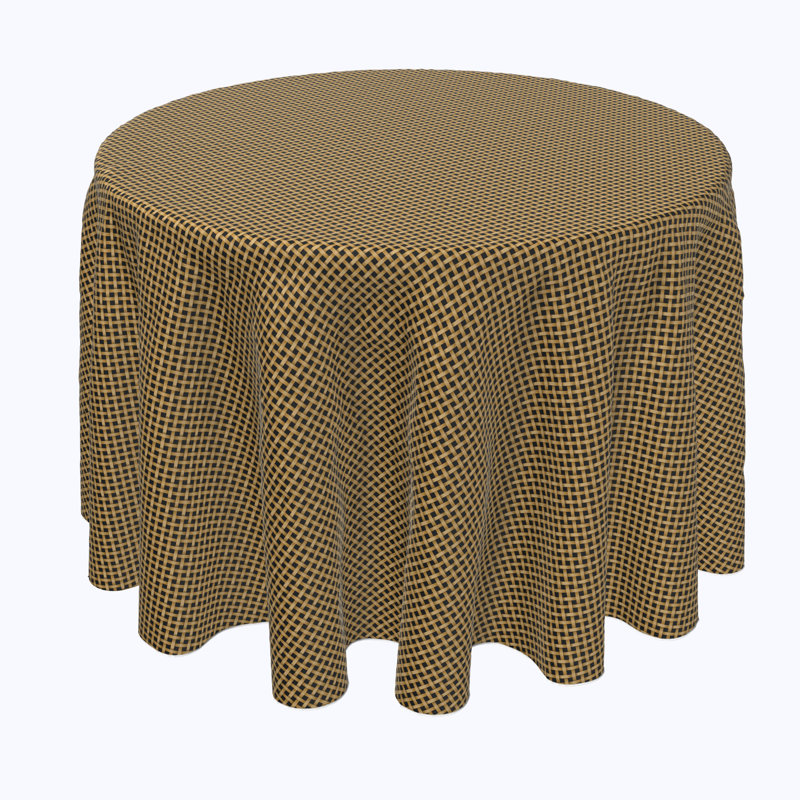 Vidal Geometric Round Tablecloth, 60" x 60'
