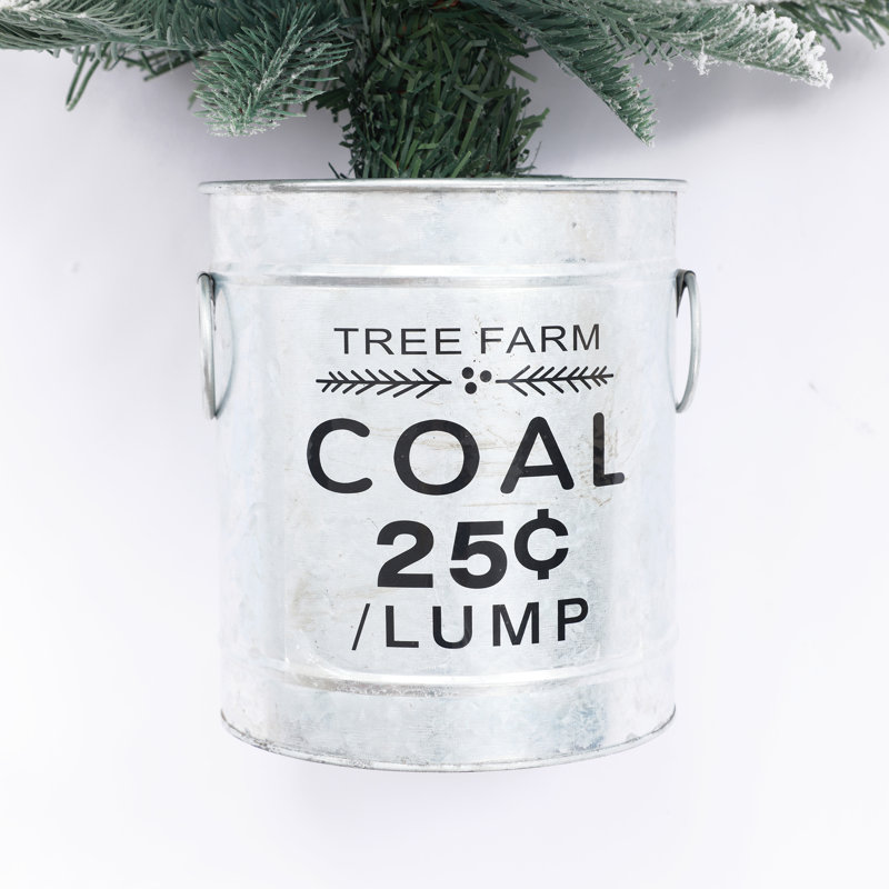Sapin de Noël artificiel enneigé 4 pi avec lumières à piles, 4'