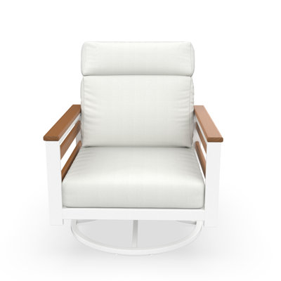 Townsend Metal Outdoor Rocking Chair With Sunbrella Cushion