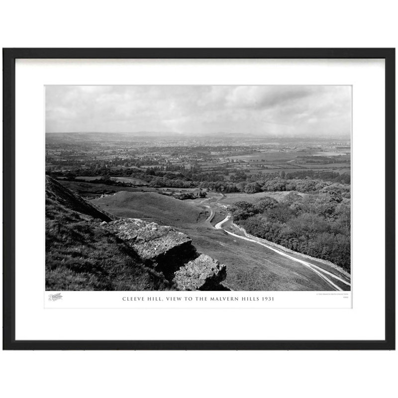 Cleeve Hill, View To The Malvern Hills 1931 by Francis Frith - Single Picture Frame Print, 45cm H x 60cm W x 2.3cm D