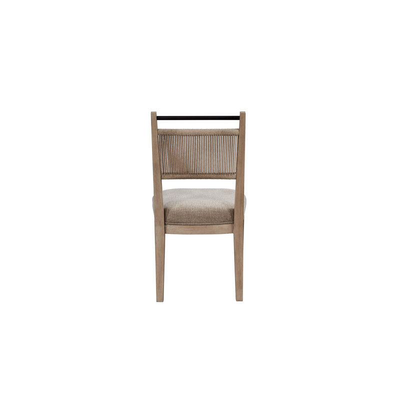 Ensemble de 2 chaises carrées / caramel, Brun