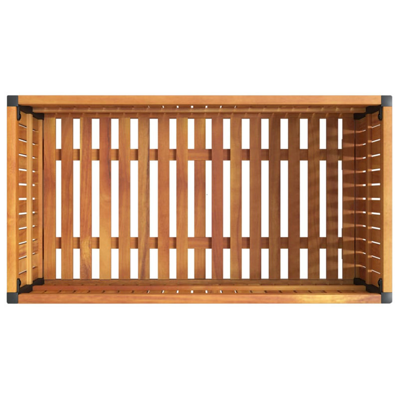 14 Wood Planter, 45cm H x 85cm W x 44cm D