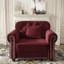 Fauteuil Chesterfield de 41,3 po de style Mid-Century-20516155