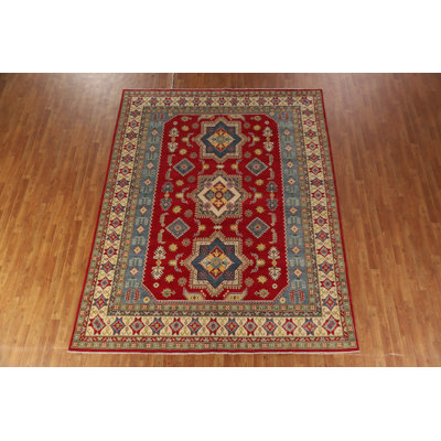 Handmade Red Kazak Oriental Area Rug 8x10