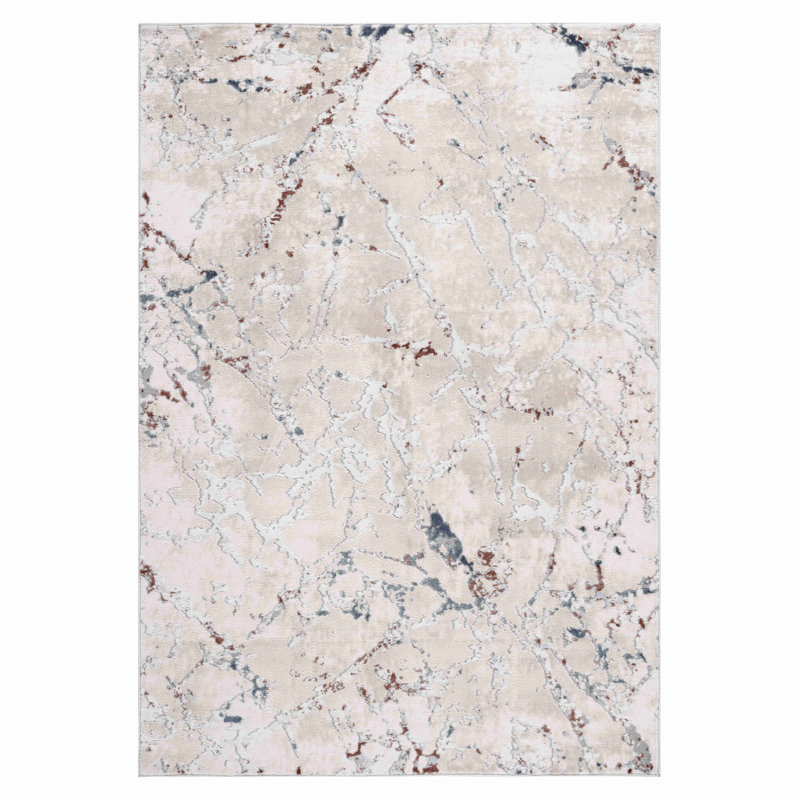 Collection Multi Contemporary Area Rug, Rectangle 7'9" x 10'