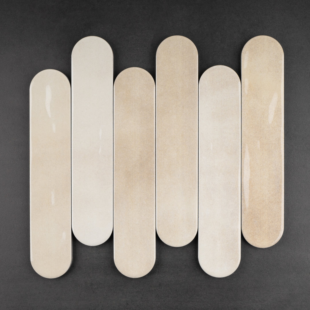 Metropolitan 1.97 in. X 9.85 in. Polished Ceramic Subway Wall Tile (7.21 sq. ft./Case) Supreme Tile 