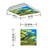 Ocean Square Fixture Component Ceiling Light
