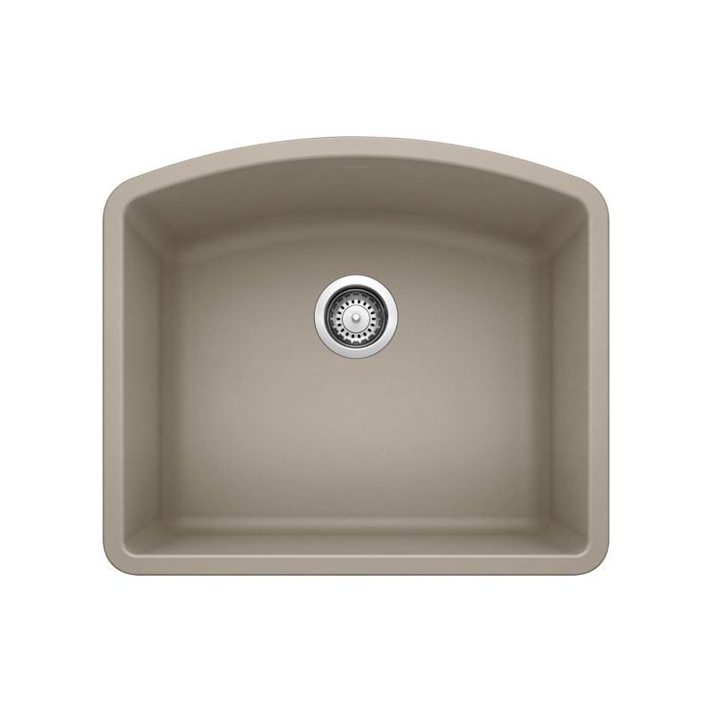 Diamond SILGRANIT 24" L x 20.75" W Undermount Kitchen Sink, Truffle