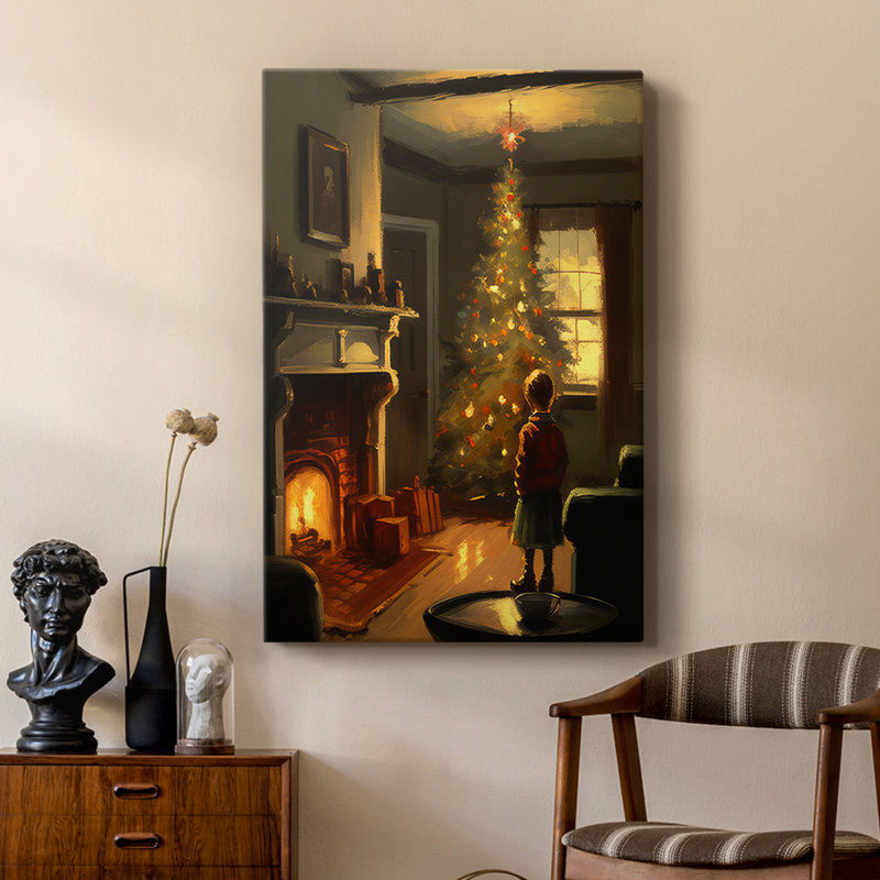 Art des Fêtes de Noël DCXI - galerie sur mesure Cavas, H 36 po x l 24 po