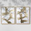 Impression encadrée Gold I Veine - prêt à accrocher - aucun clou requis - aucun clou requis-1079916954-1079916955